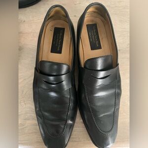 To Boot New York Black Leather Men's Slip-Ons